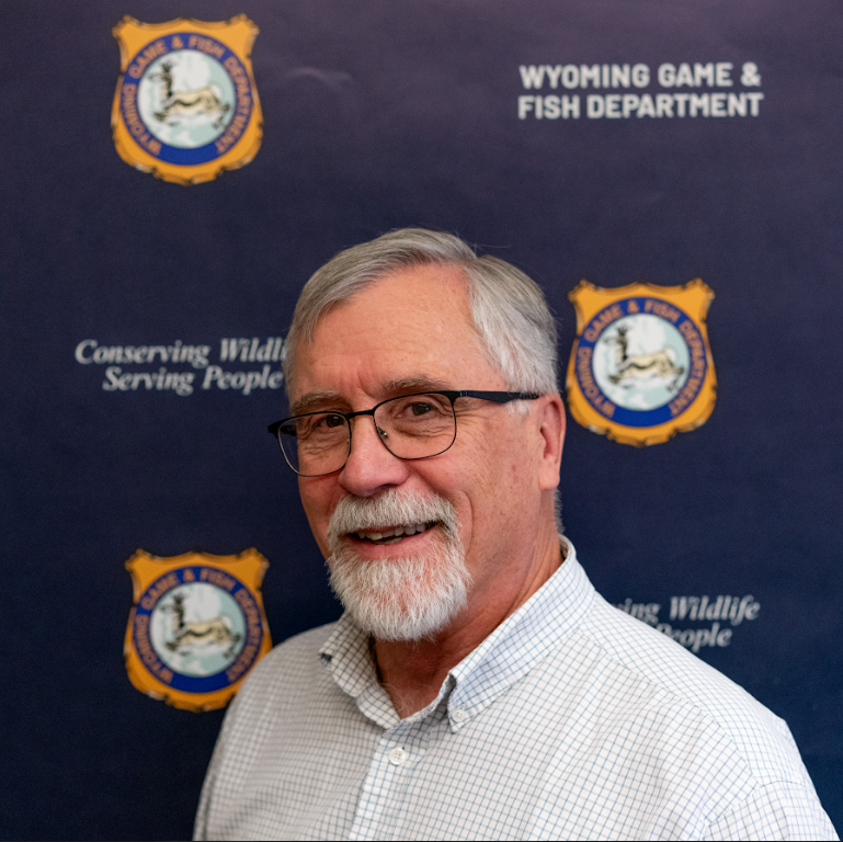 A portrait photo of Dirk Miller, Game and Fish Fiscal Division Chief